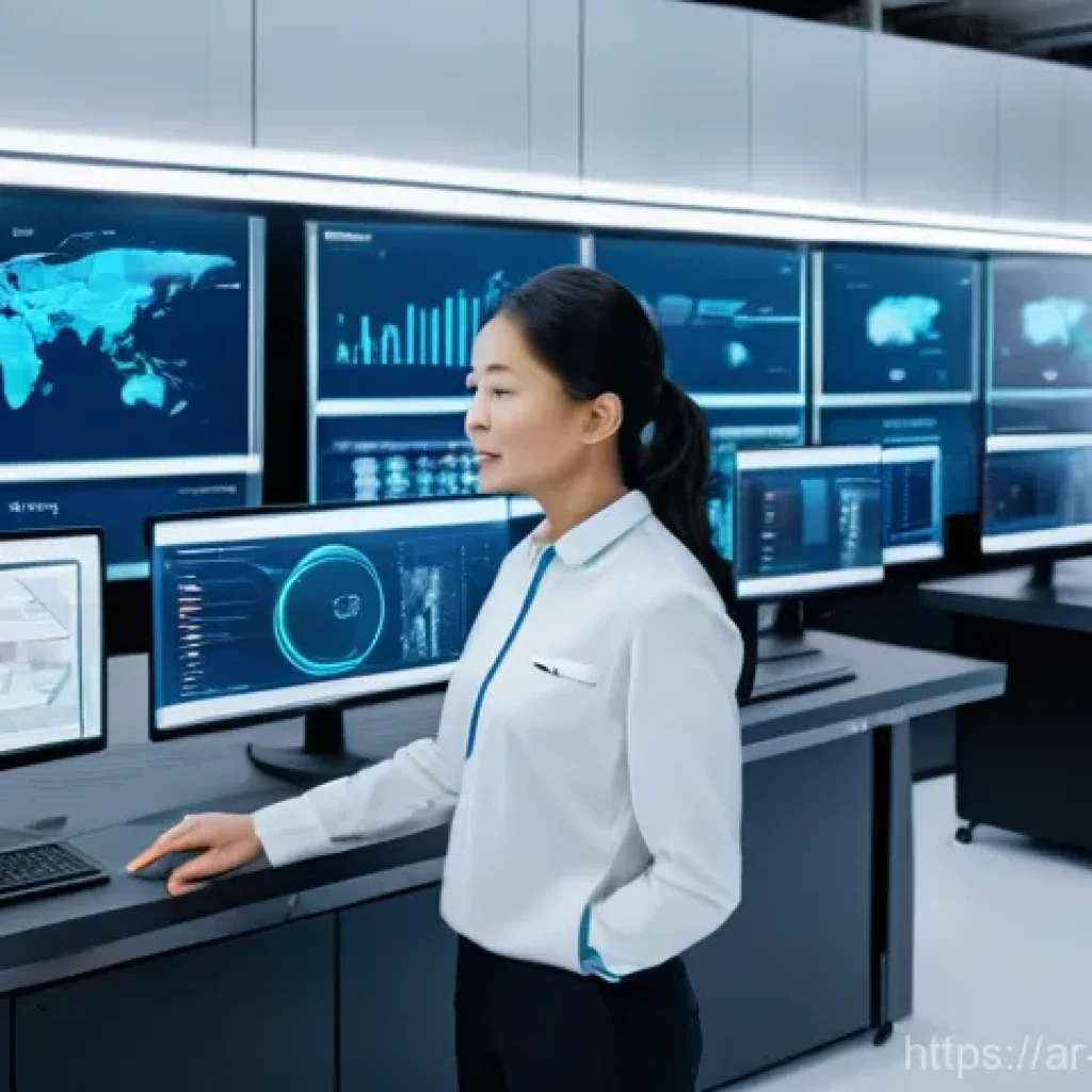 기계공학 제조공정 - AI-Powered Smart Factory Operations**

A brightly lit, spacious, and futuristic smart factory contro...