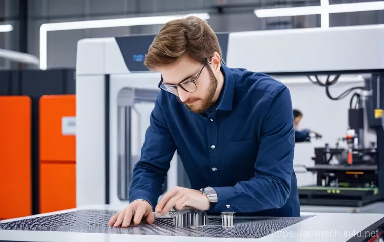 기계공학 기계설계 - **Smart Factory Floor with Predictive Maintenance Display**
A male or female maintenance technic... 기계공학 기계설계 - **Smart Factory Floor with Predictive Maintenance Display**
A male or female maintenance technic...