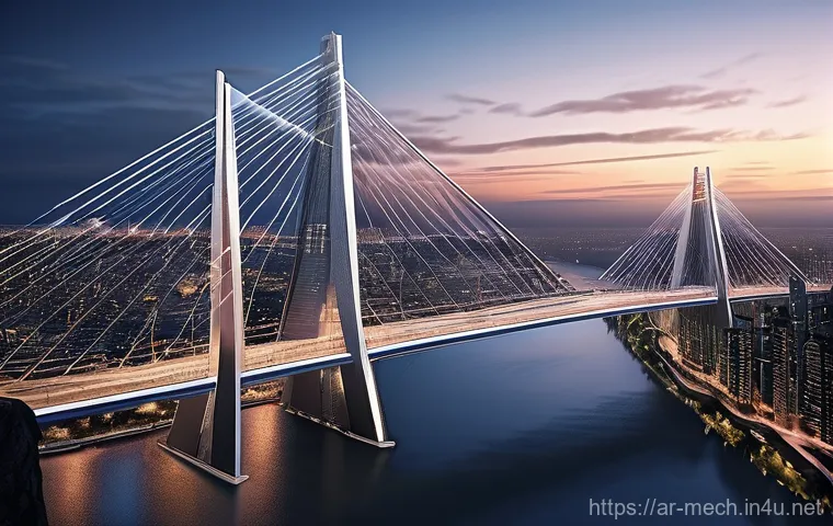 기계공학 구조설계 - **Prompt:** "A wide-angle, highly detailed illustration showcasing the grandeur and complexity of mo...