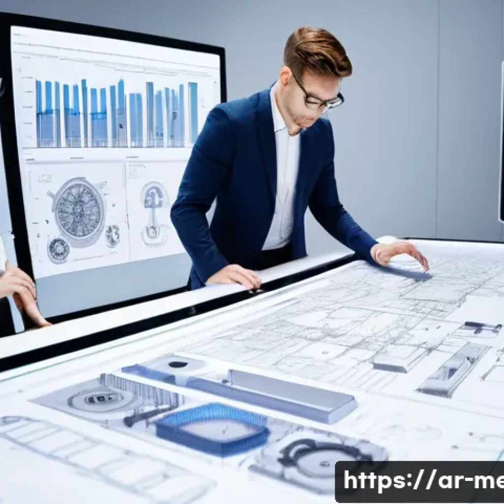 기계공학 산업기계설계 - **Industrial Design Genesis: From Concept to Digital Blueprint**
A diverse team of male and fema...